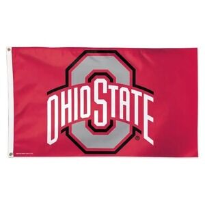 NCAA 3x5 Deluxe Wincraft Ohio State Buckeyes Flag Red New Unisex OS